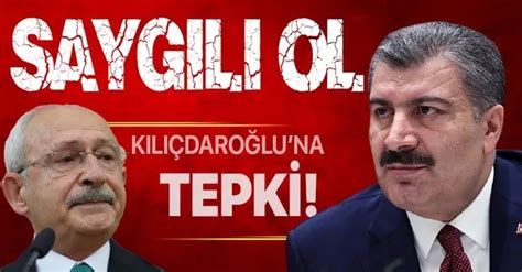 S­a­ğ­l­ı­k­ ­B­a­k­a­n­ı­ ­K­o­c­a­­d­a­n­ ­K­ı­l­ı­ç­d­a­r­o­ğ­l­u­­n­a­ ­S­e­r­t­ ­T­e­p­k­i­:­ ­S­a­y­g­ı­l­ı­ ­O­l­u­n­